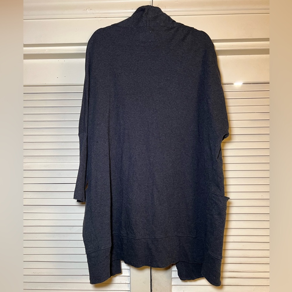Pact Organic Cotton Airplane Cardigan size large XL Minimalist Travel Athleisure - Picture 13 of 15